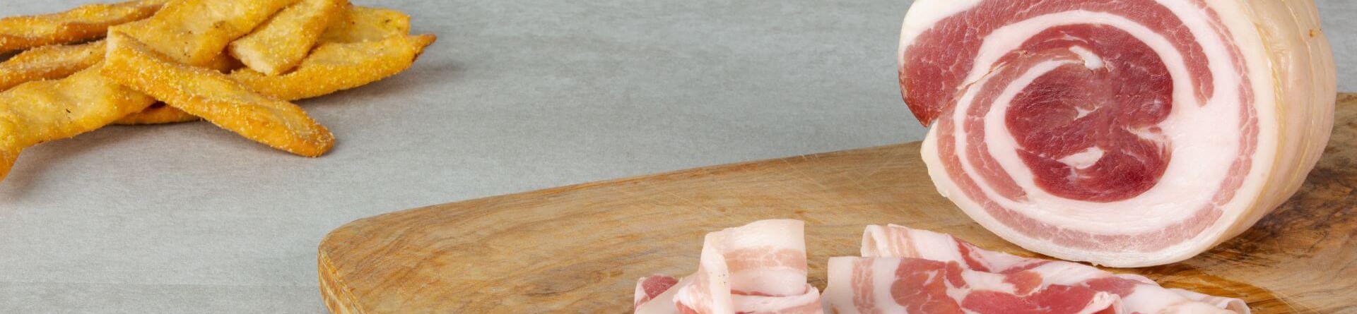 Salumificio di FRANCIACORTA - impossibile resistere - PANCETTA ARROTOLATA SCOTENNATA